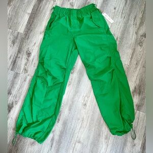 Love Tree | Green Parachute Pants